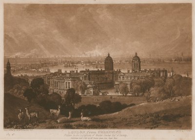 London from Greenwich by Joseph Mallord William Turner